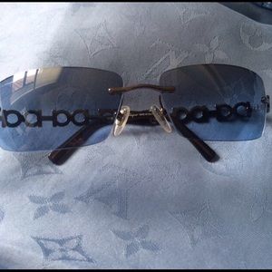 Salvatore Ferragamo blue lenses sunglasses